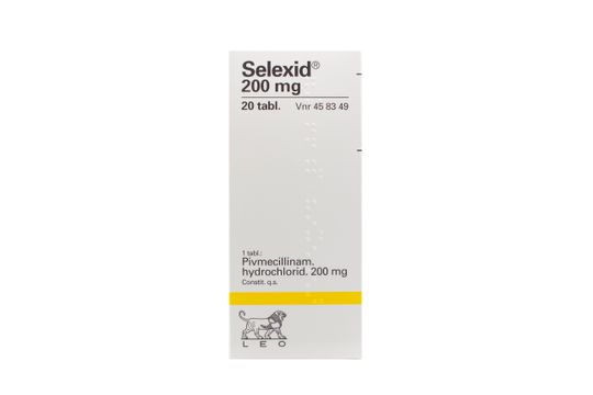 Selexid Filmdragerad tablett 200 mg Pivmecillinam 20 tablett(er)