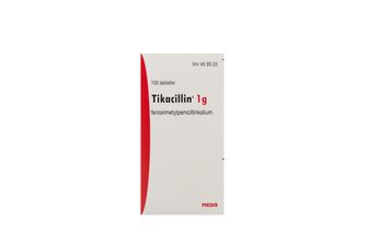Tikacillin Filmdragerad tablett 1 g Fenoximetylpenicillin 100 styck