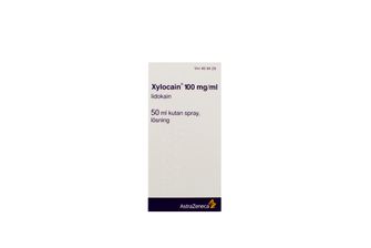 Xylocain 100 mg/ml Lidokain, Kutan spray, lösning, 50 milliliter