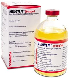 Melovem 30 mg/ml Meloxikam, Injektionsvätska, lösning, 100 milliliter