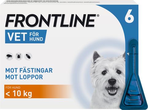 Frontline vet. 100 mg/ml Fipronil, spot-on lösning, 6x0,67 ml
