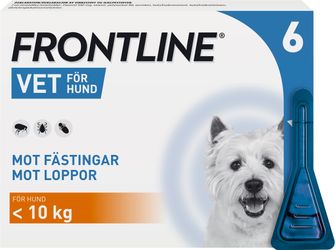 Frontline vet. 100 mg/ml Fipronil, Spot-on, lösning, 6 x 0.67 milliliter