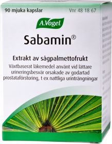 Sabamin Sågpalmetto, frukt, Kapsel, mjuk, 90 kapsel/kapslar