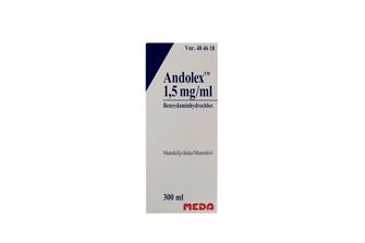 Andolex 1,5 mg/ml Bensydamin, Munsköljvätska, 300 milliliter