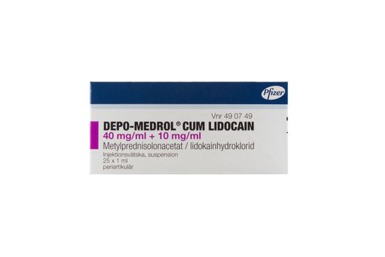 Köp Depo-Medrol cum lidocain Injektionsvätska, suspension 40 mg/ml 