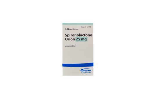 Spironolactone Orion Tablett 25 mg Spironolakton 100 tablett(er)