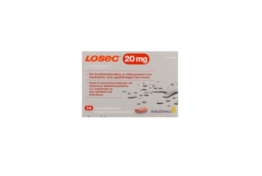 Losec 20 mg Omeprazol, enterotablett, 14 st