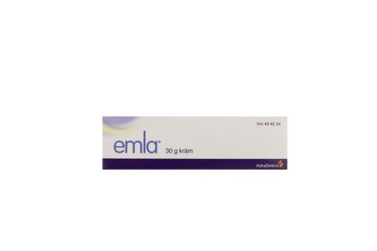 EMLA Kräm 25 mg/g + 25 mg/g Lidokain + prilokain 30 gram