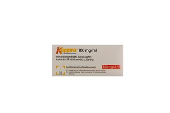 Keppra 100 mg/ml Levetiracetam, Koncentrat till infusionsvätska, lösning, 10 x 5 milliliter