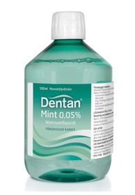 Dentan Mint 0,05 % Natriumfluorid, Munsköljvätska, 500 milliliter
