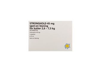 Stronghold 60 mg/ml Selamektin, Spot-on, lösning, 3 x 0.75 milliliter