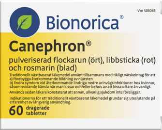 Canephron Övriga urologiska medel, Dragerad tablett, 60 tablett(er)