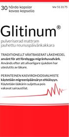 Glitinum Övriga migränmedel, Kapsel, hård, 30 kapsel/kapslar