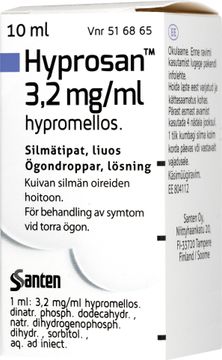 Hyprosan Ögondroppar, lösning 3,2 mg/ml 10 milliliter