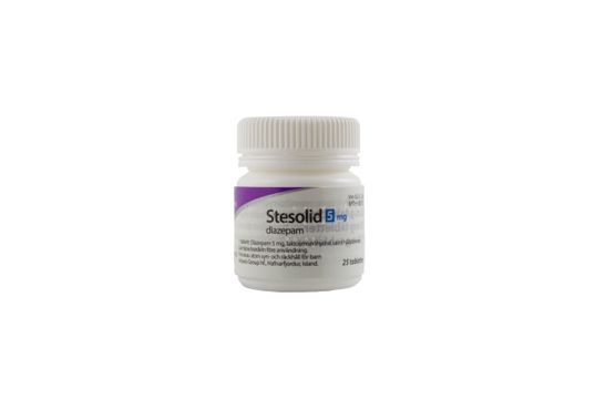 Stesolid Tablett 5 mg Diazepam 25 styck