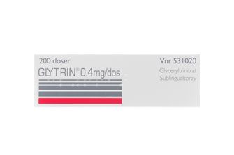 Glytrin 0,4 mg/dos Glyceryltrinitrat, Sublingualspray, 200 dos(er)