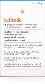 Sefitude Vänderot, rot, Dragerad tablett, 60 tablett(er)