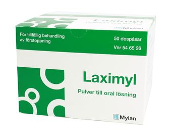 Laximyl Makrogol, kombinationer, Pulver till oral lösning, 50 dospåsar