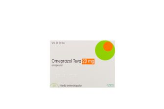 Omeprazol Teva Enterokapsel, hård 20 mg Omeprazol 30 kapsel/kapslar