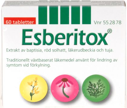 Esberitox Växtbaserat läkemedel, tablett, 60 st