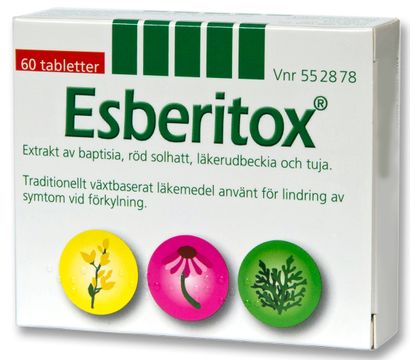 Esberitox Växtbaserat läkemedel, tablett, 60 st