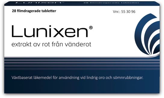 Lunixen Valeriana officinalis, filmdragerad tablett, 28 st