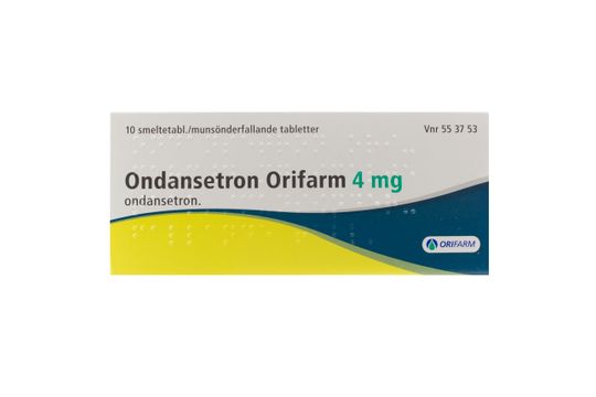 Ondansetron Orifarm Munsönderfallande tablett 4 mg Ondansetron 10 styck