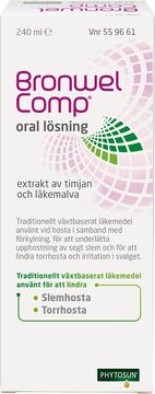 Bronwel Comp Oral lösning Växtbaserat läkemedel, lösning, 240 ml Bronwel Comp Oral lösning Växtbaserat läkemedel, lösning, 240 ml