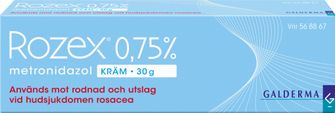 Rozex Kräm 0,75 % Metronidazol 30 gram