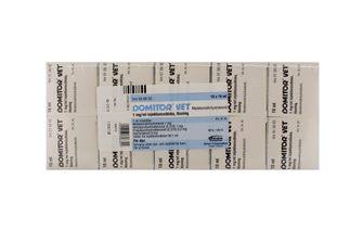 Domitor vet. 1 mg/ml Medetomidin, Injektionsvätska, lösning, 10 x 10 milliliter