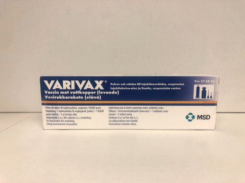 Varivax Pulver och vätska till injektionsvätska, suspension 0,5 milliliter