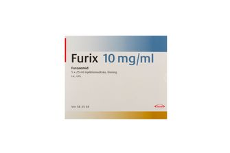 Furix Injektionsvätska, lösning 10 mg/ml Furosemid 5 x 25 milliliter