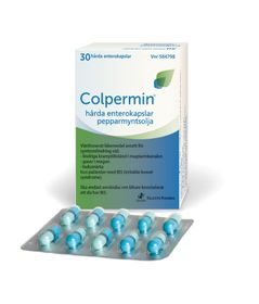Colpermin 187 mg Pepparmyntolja, Enterokapsel, hård, 30 styck