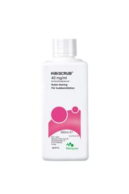 Hibiscrub 40 mg/ml Klorhexidin, Kutan lösning, 500 milliliter