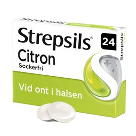 Strepsils Citron 2,4-Diklorobensylalkohol, Sugtablett, 1 x 24 tablett(er)