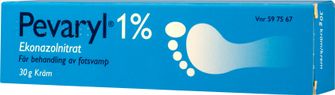 Pevaryl 1 % Ekonazol, Kräm, 30 gram