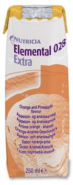 Elemental 028 Extra Liquid dricksfärdigt kosttillägg, apelsin & ananas 18 x 250 milliliter