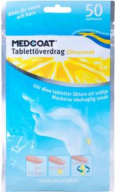 Medcoat tablettöverdrag citrussmak, 50 styck