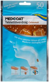 Medcoat tablettöverdrag colasmak, 50 styck