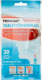 Medcoat tablettöverdrag jordgubbsmak, 20 styck