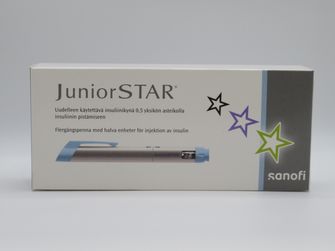 JuniorStar insulinpenna 3 ml, silver, 1 styck