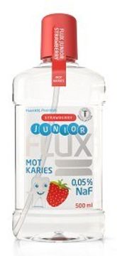 Flux Junior Jordgubb Fluorskölj för barn, 500 ml