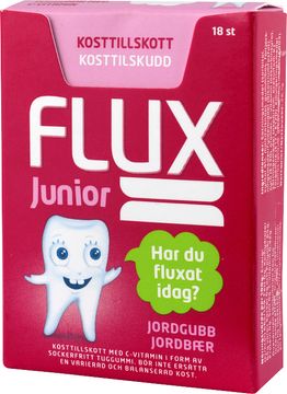 Flux Junior Tuggummi Tuggummi för barn, 18 st