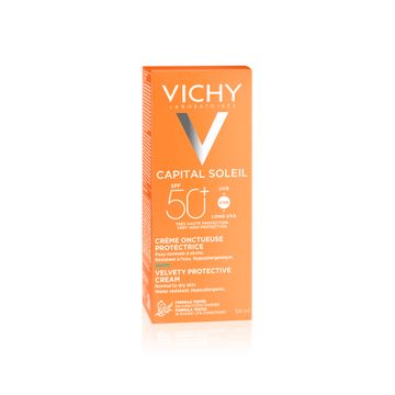 Vichy Capital Soleil Velvety Cream SPF 50+ Solskydd, 50 ml