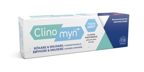 Clinomyn Smokers tandkräm Tandkräm mot nikotinfläckar, 75 ml