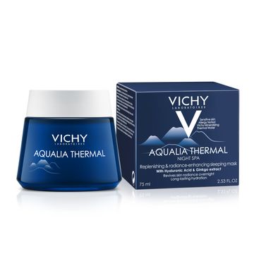 Vichy Aqualia Night Spa Nattkräm och ansiktsmask i ett 75 ml