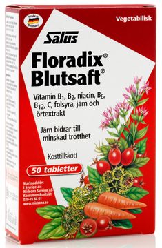 Salus Floradix Blutsaft Tabletter 50 st