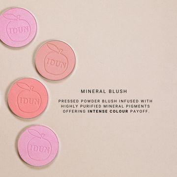 IDUN Minerals Blush Hallon Rouge, 5.9 g