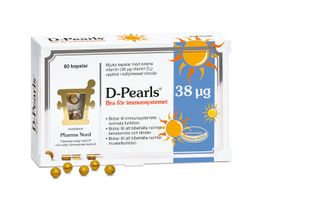 Pharma Nord D-Pearls 38 µg 80 kapslar