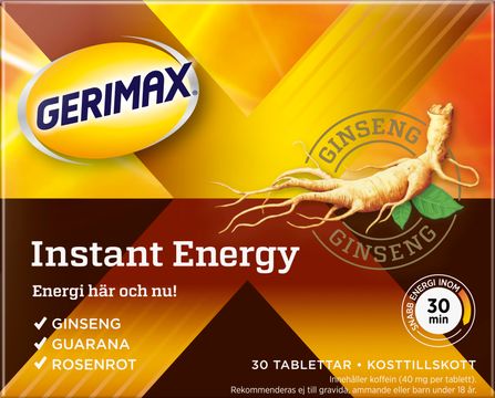 Gerimax Instant Energy Tabletter 30 st